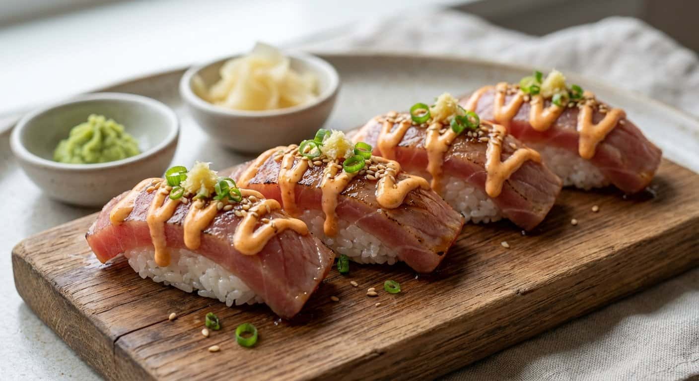 Aburi Sushi de Atún