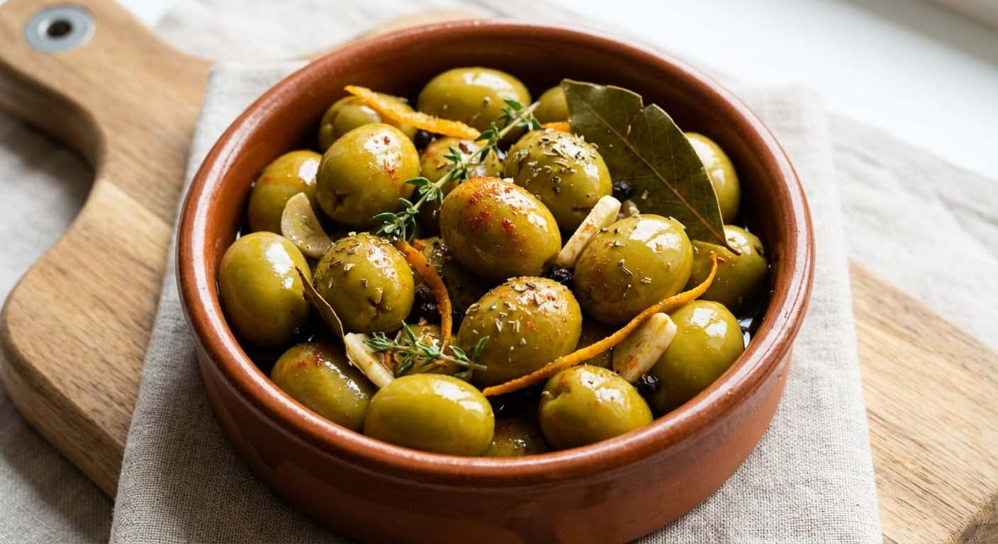 Aceitunas Aliñadas Caseras