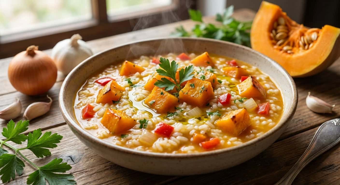 Arroz Caldoso con Calabaza
