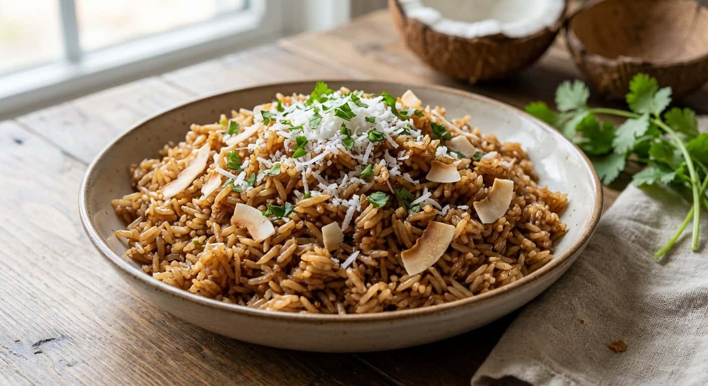 Arroz con Coco Colombiano