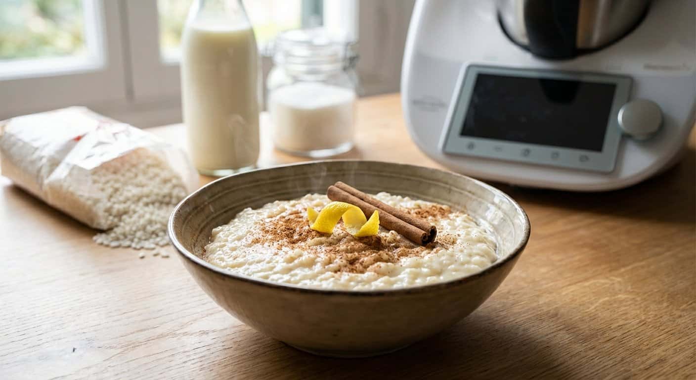 Arroz con leche de canela en Thermomix