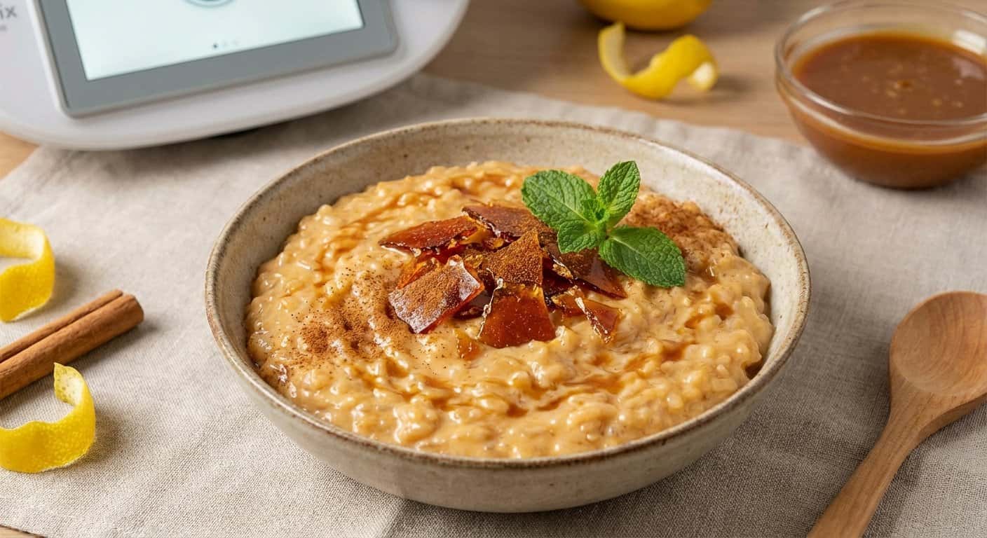 Arroz con leche de caramelo en Thermomix