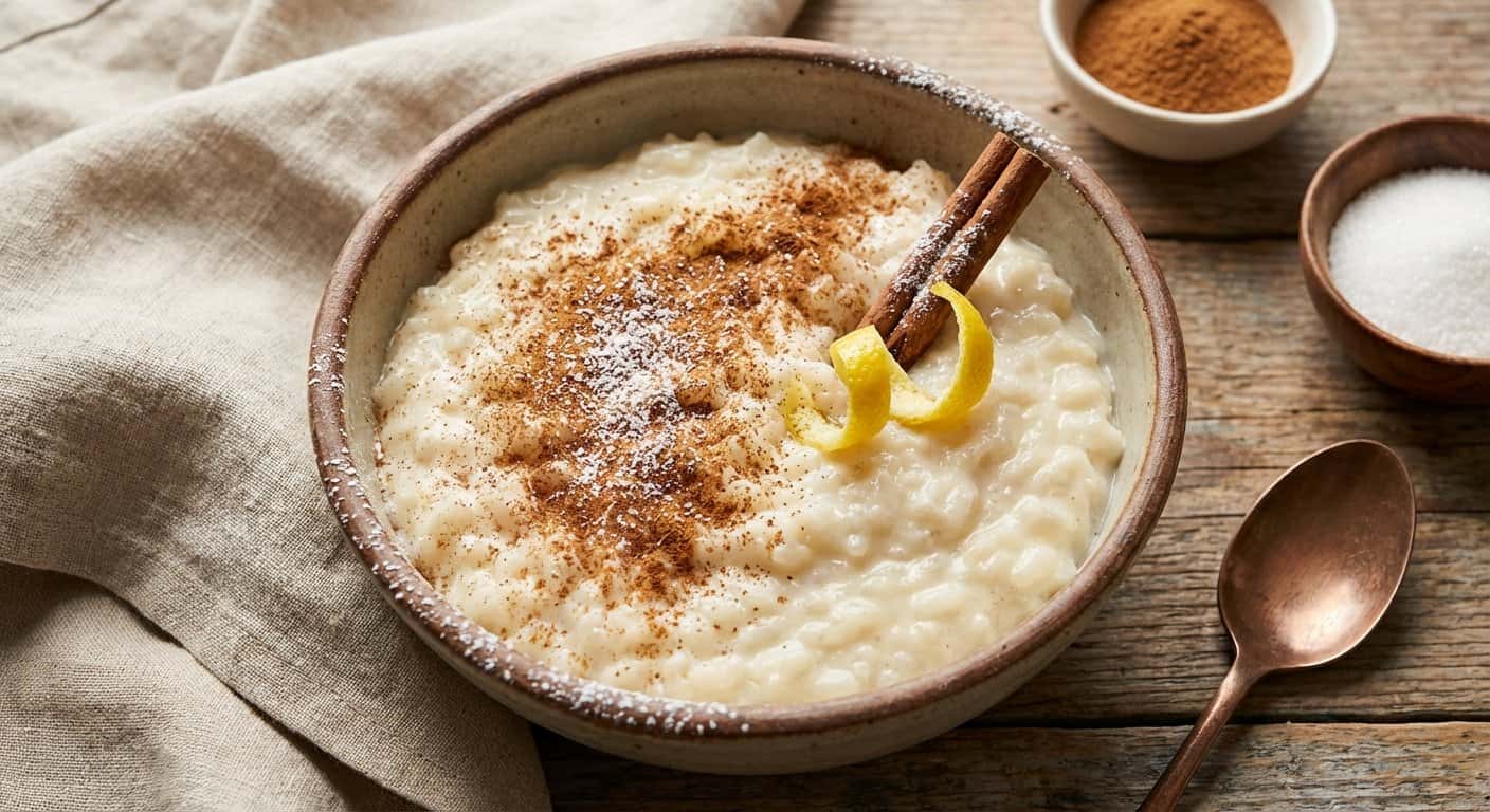 Arroz con Leche Tradicional con Canela