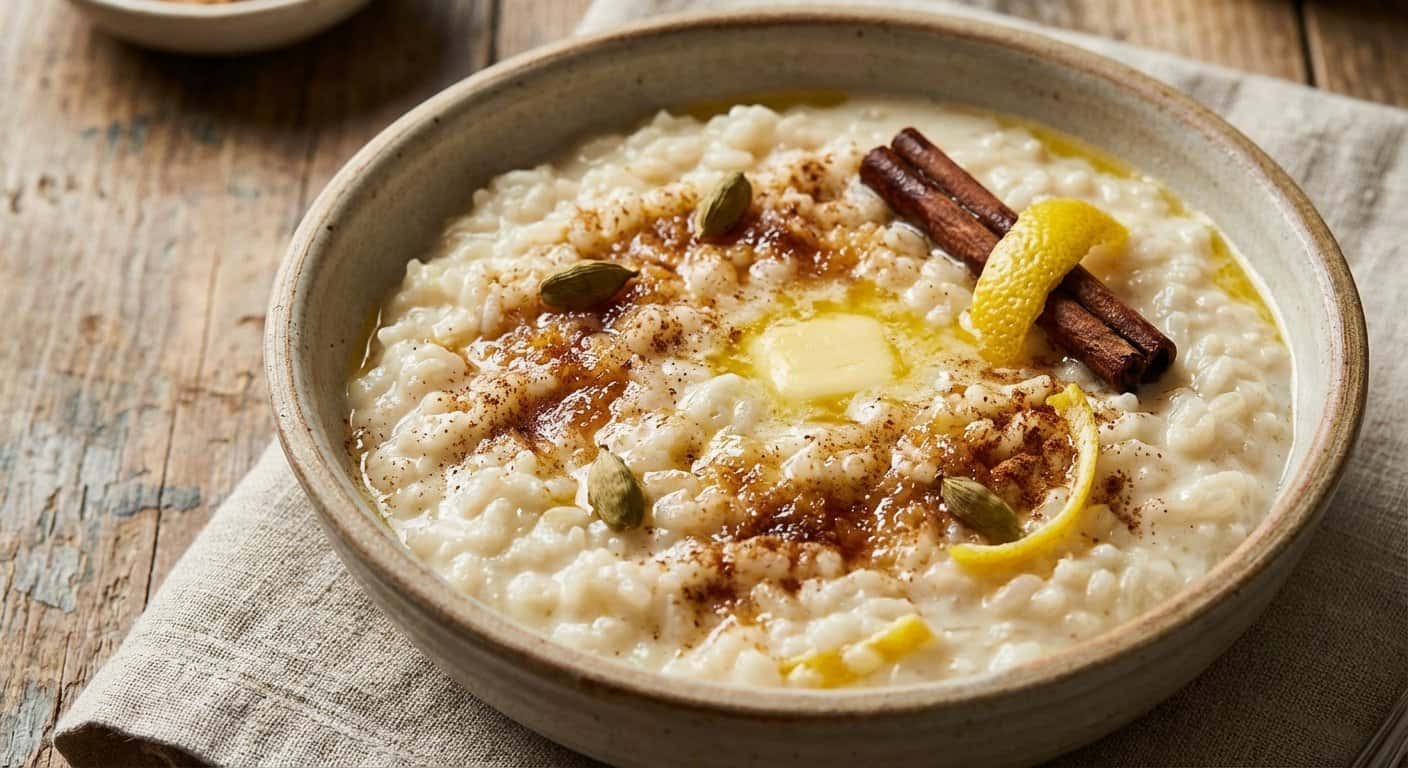 Arroz con Leche Tradicional con Cardamomo