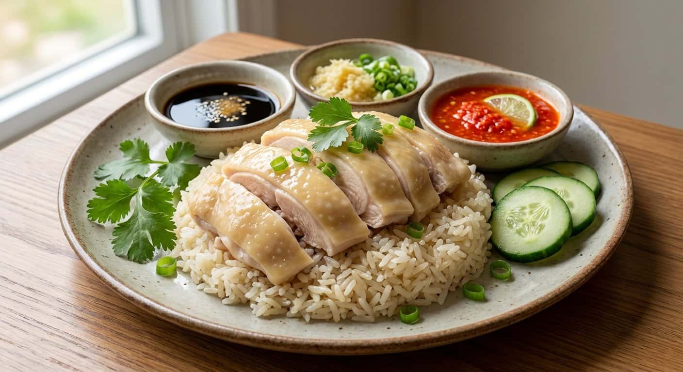Arroz con Pollo Hainanese