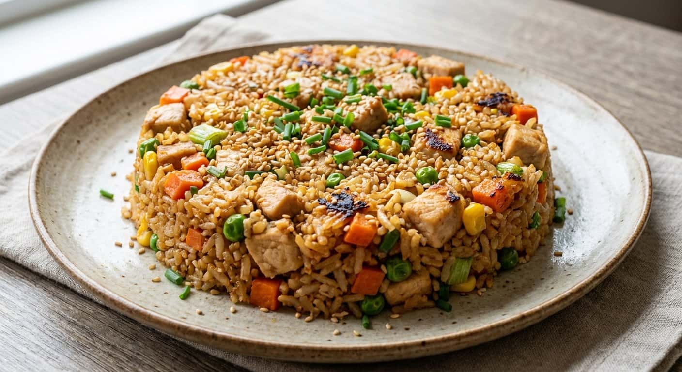 Arroz Frito Compacto en Airfryer