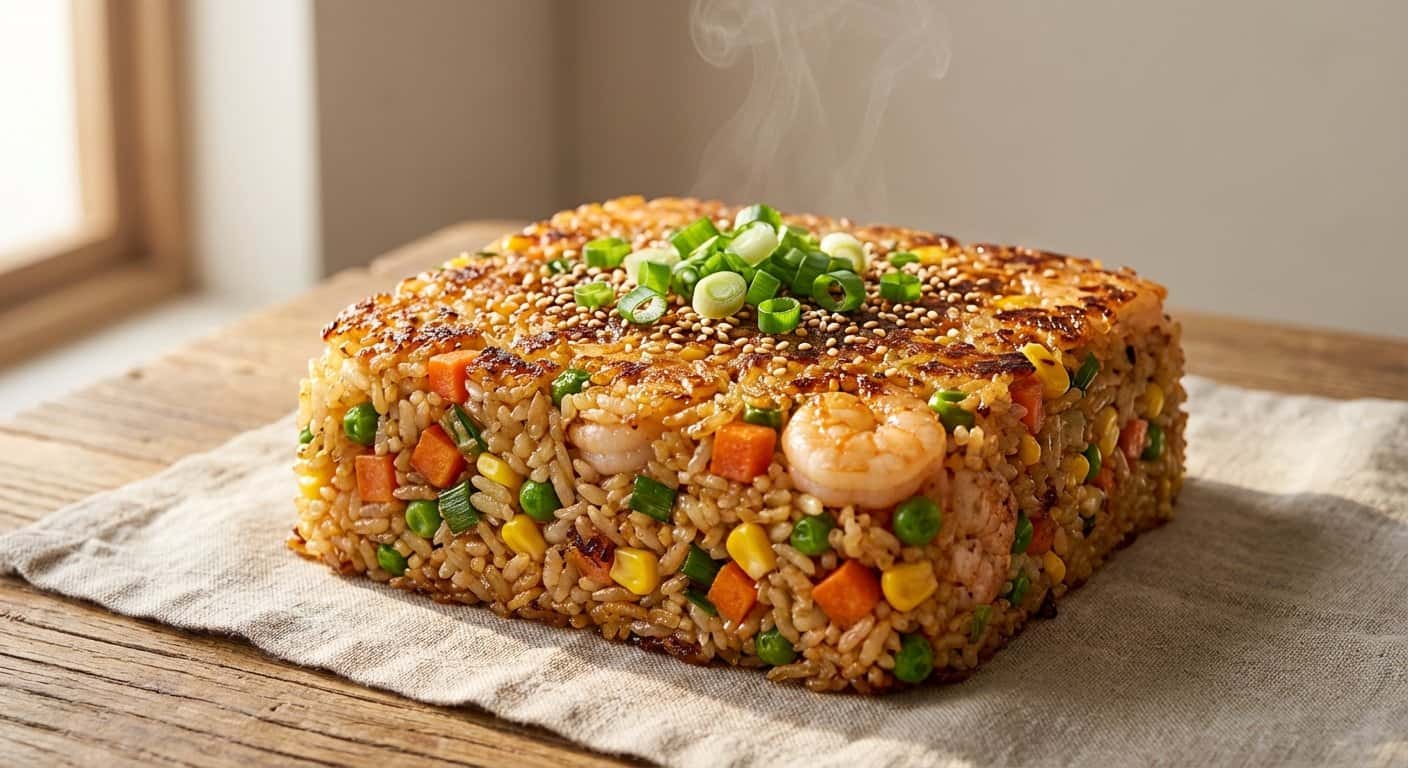 Arroz Frito Compacto en Airfryer