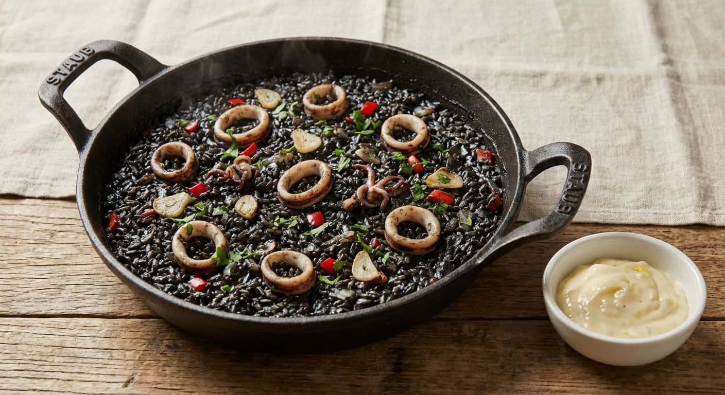Arroz Negro al Estilo Clásico