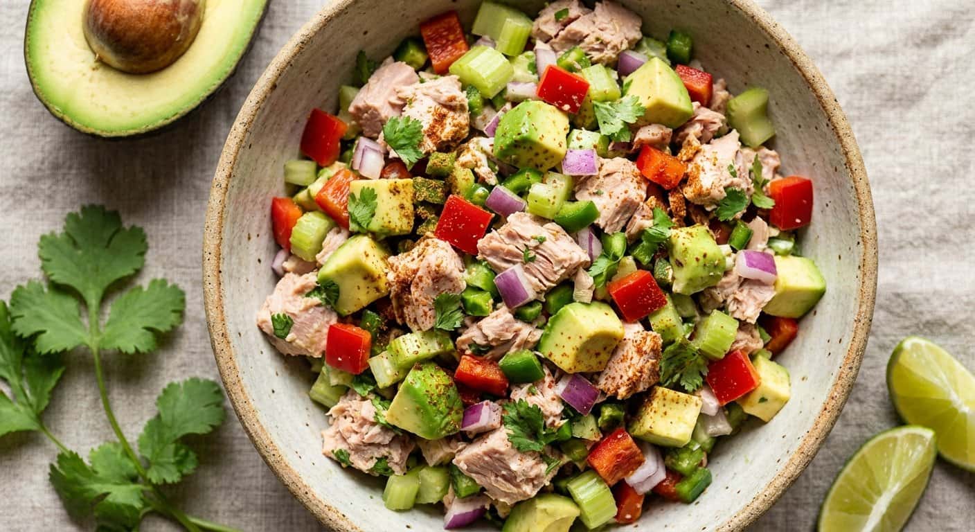 Atún estilo mexicano bajo en carbohidratos