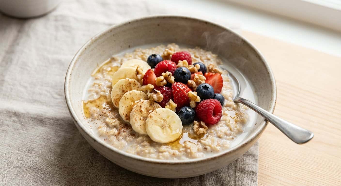 Avena Cocida con Leche
