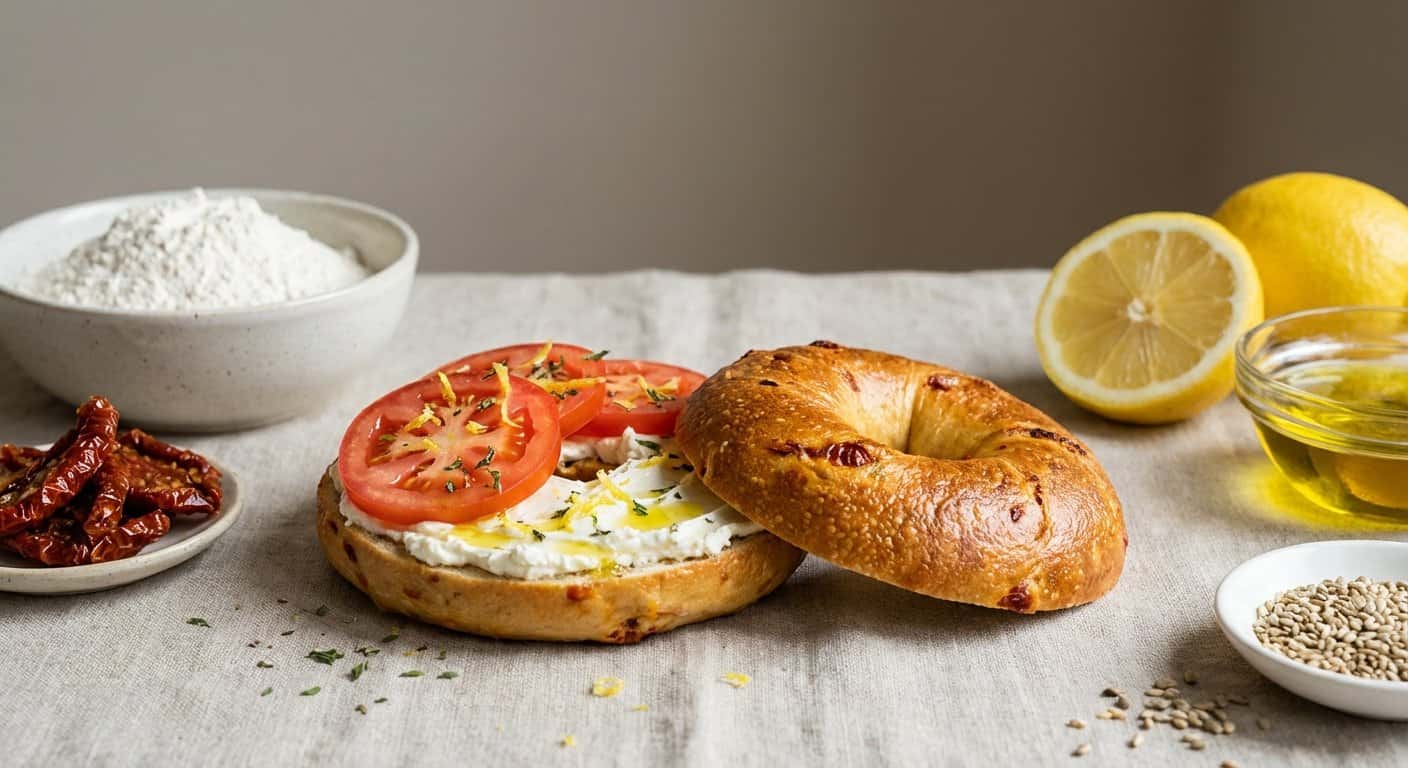 Bagel de Tomate y Limón