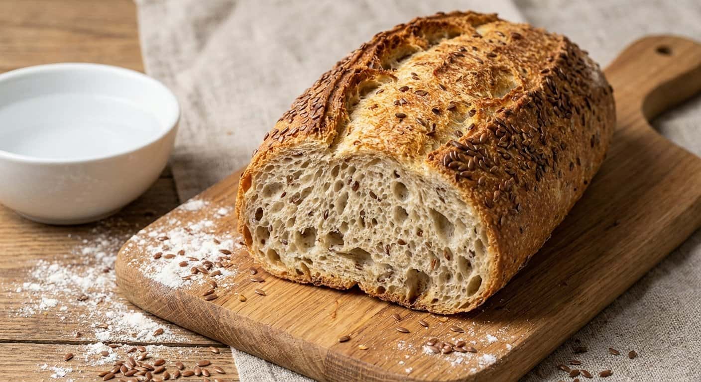 Baguette Horneado en Olla con Lino