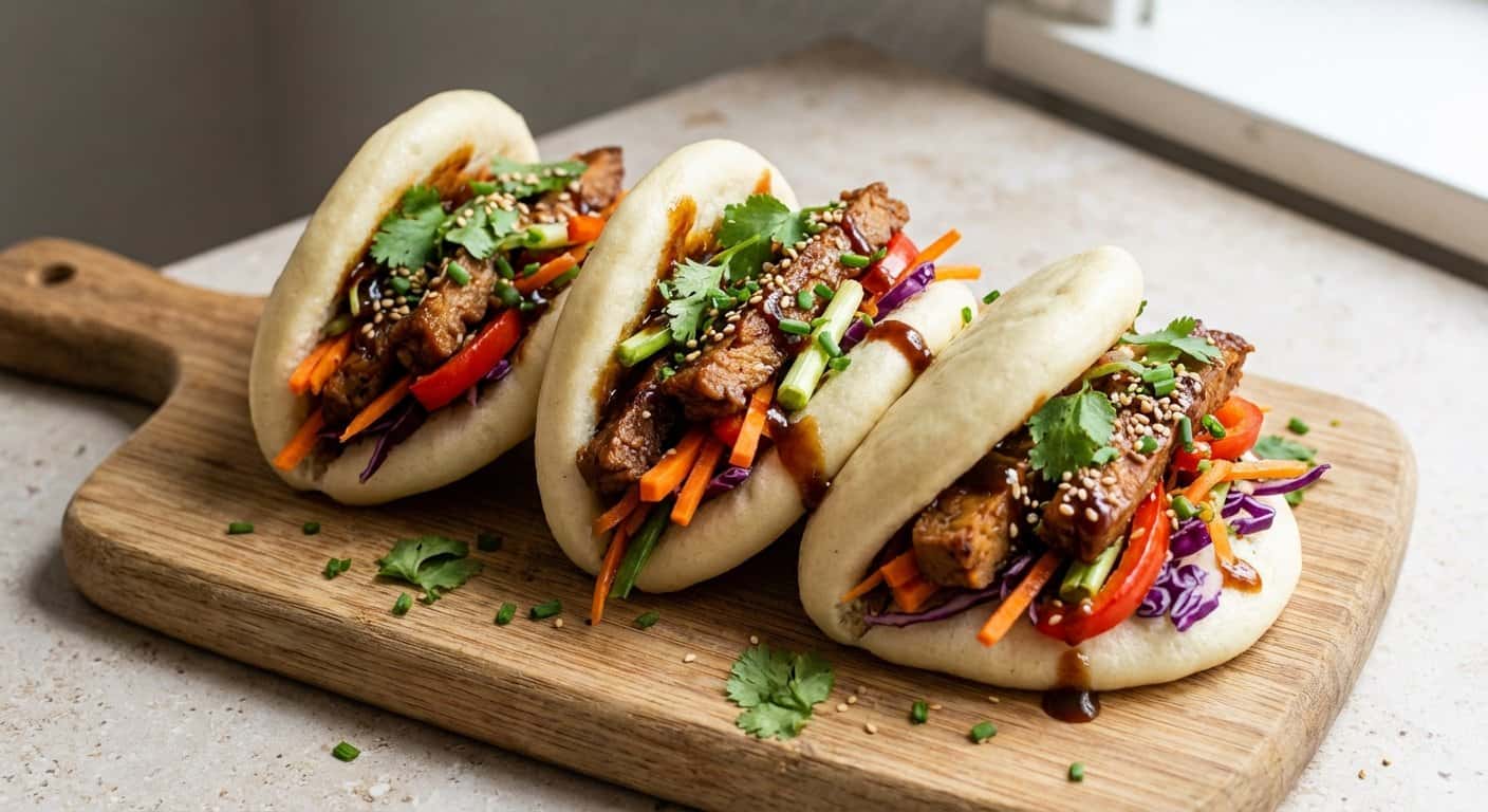 Bao Buns con Seitán