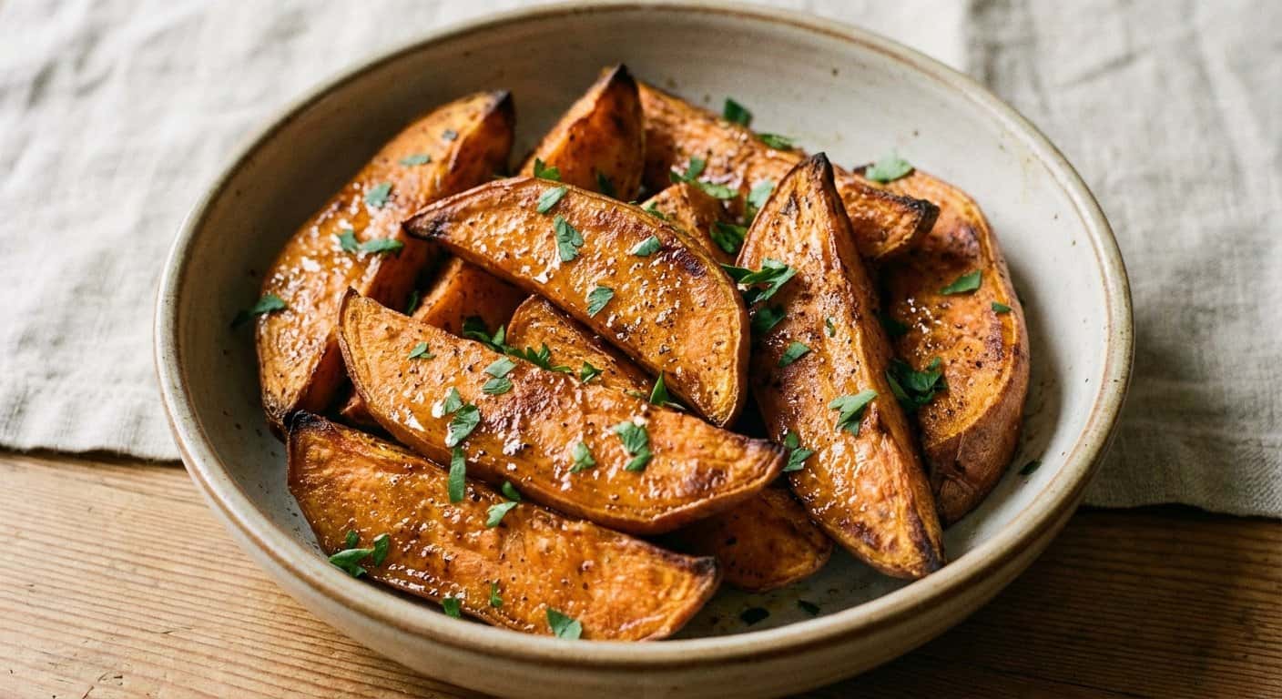 Batatas Asadas con Miel y Especias