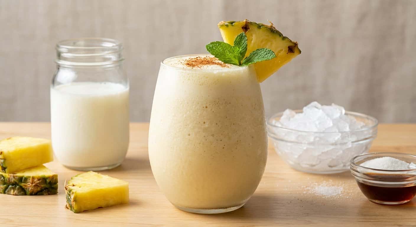 Batido Cremoso de Piña y Leche