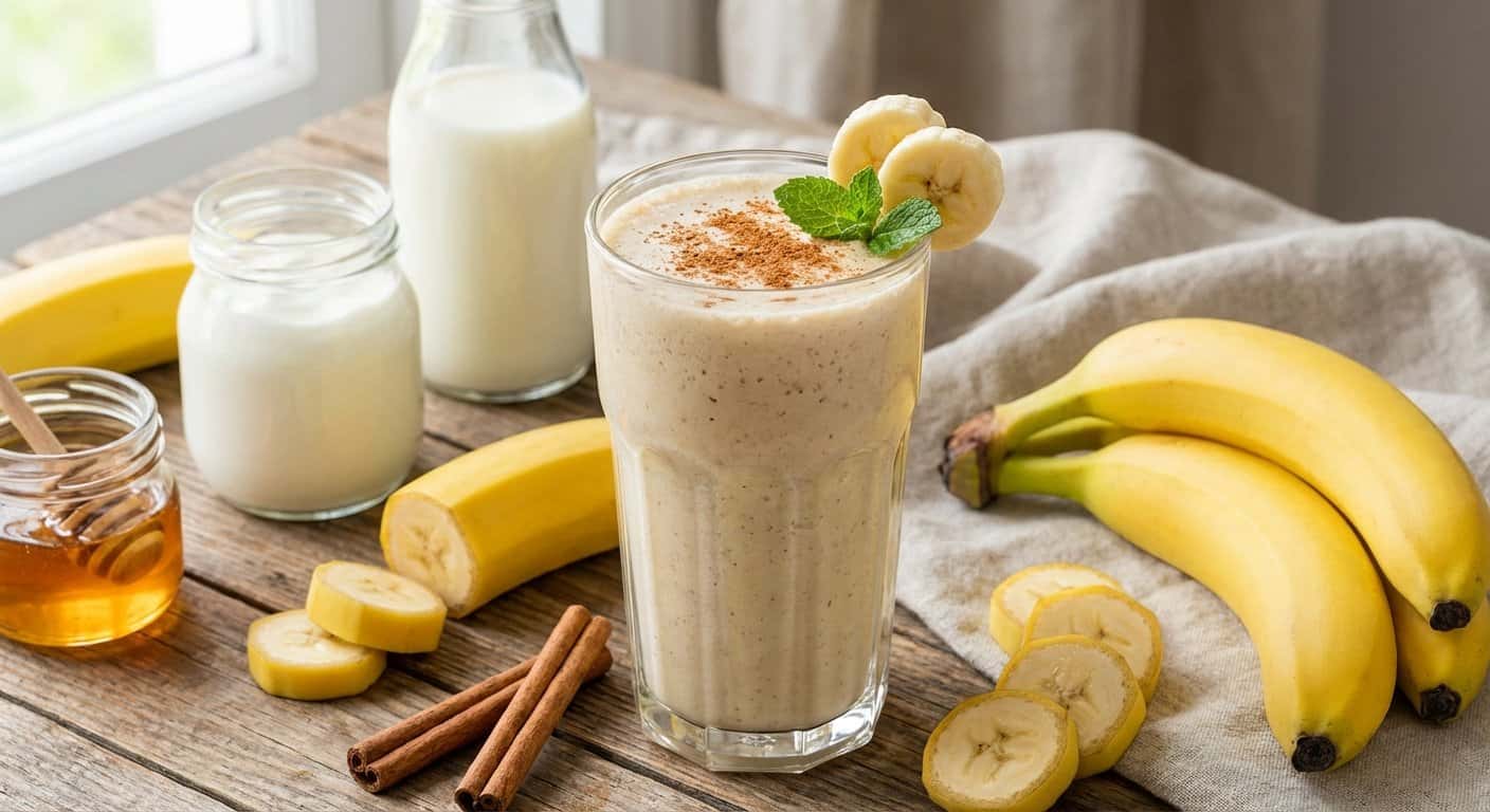 Batido de Plátano Cremoso