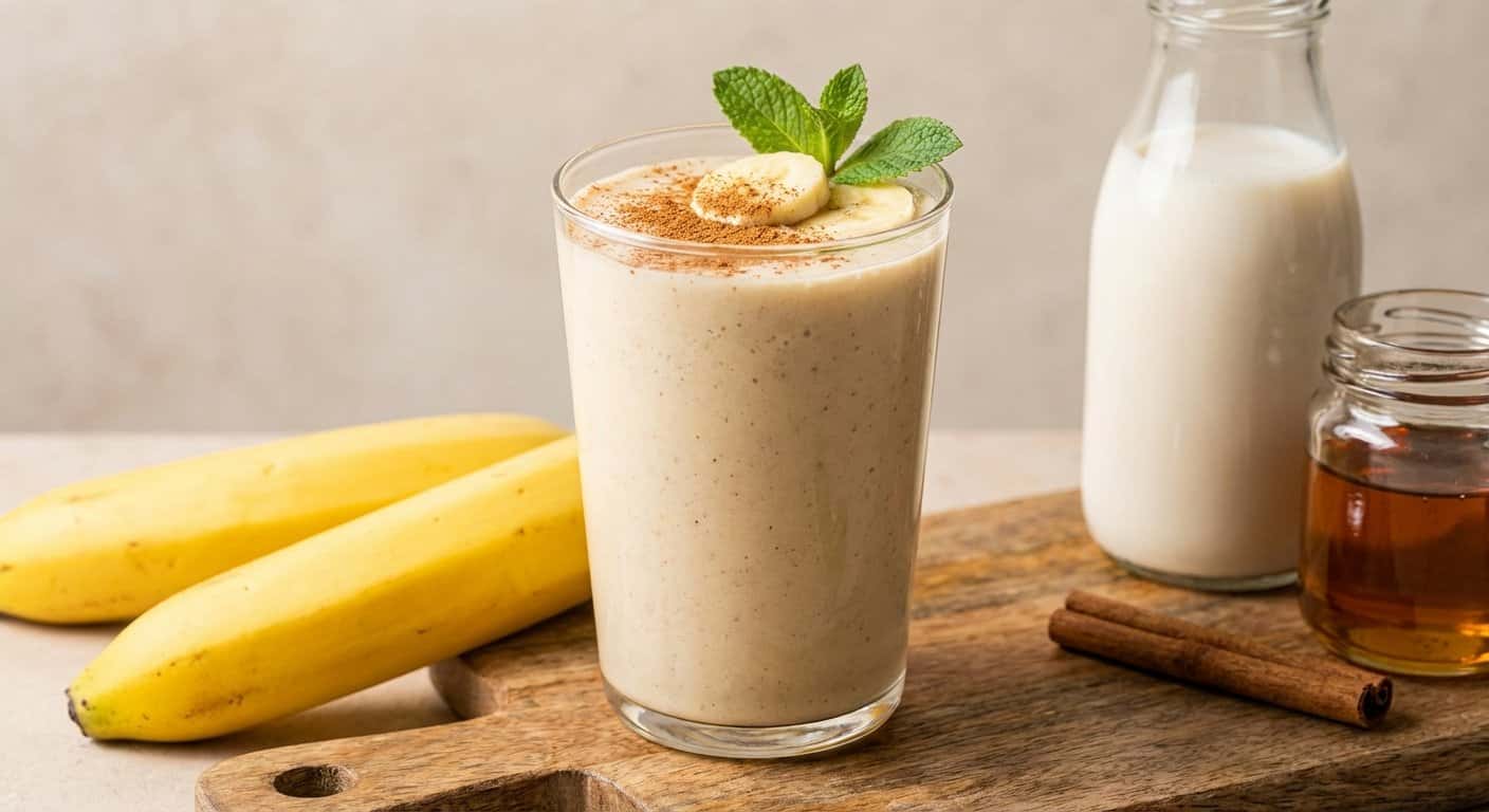 Batido de Plátano y Bebida Vegetal