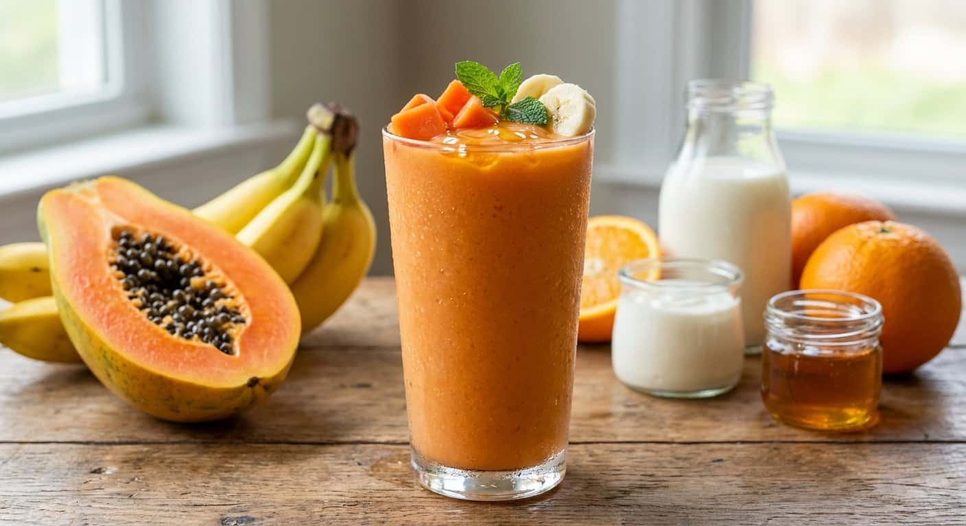 Batido Tropical de Papaya