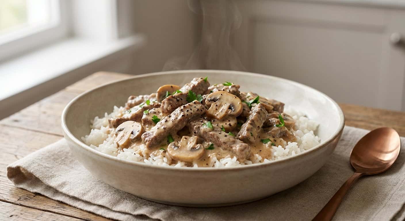 Beef Stroganoff