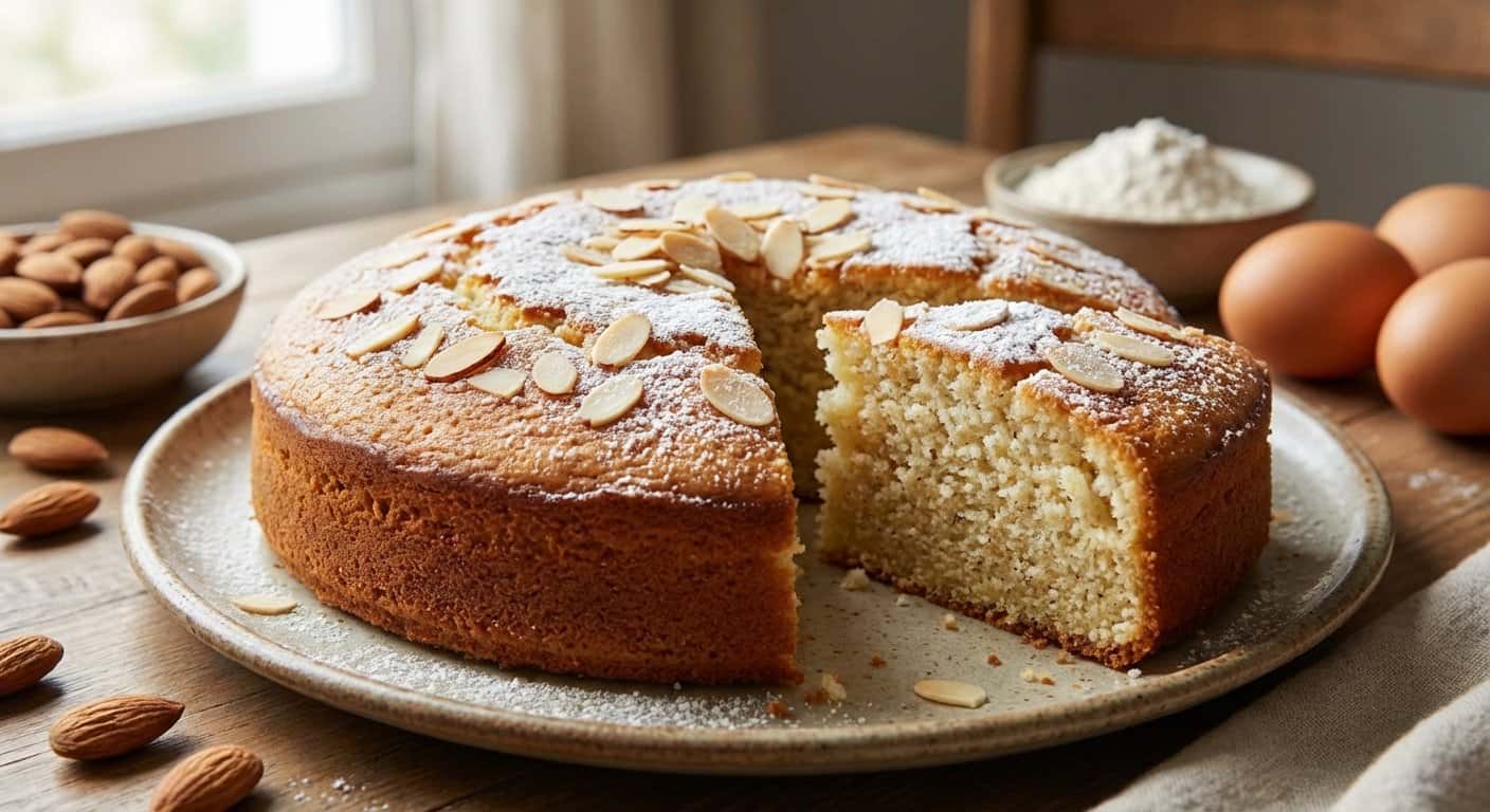 Bizcocho de Almendra Casero