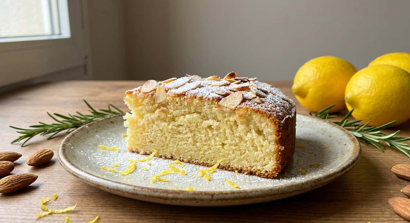 Bizcocho de Almendra y Limón