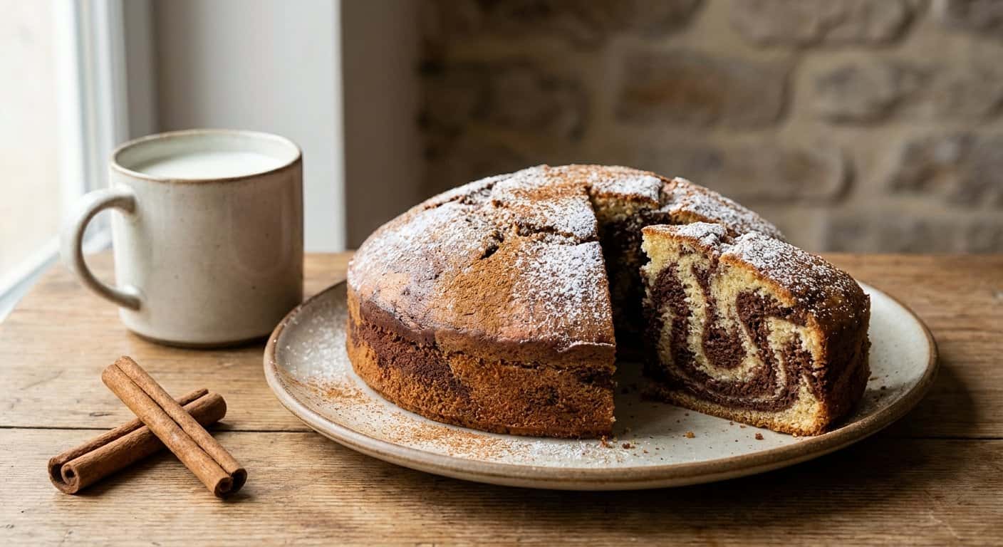 Bizcocho de Canela y Cacao