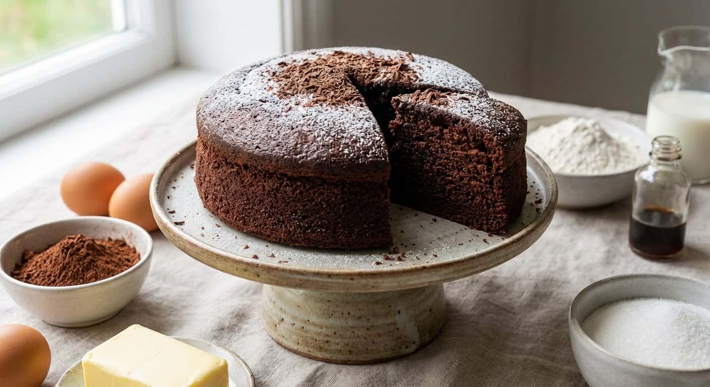 Bizcocho de Chocolate Clásico