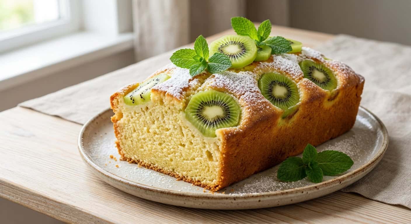 Bizcocho de Kiwi con Vainilla