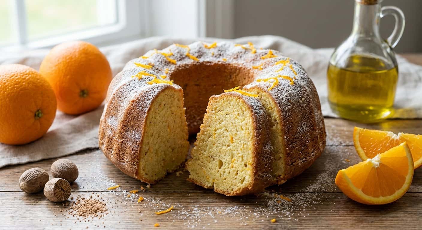 Bizcocho de Naranja con Nuez Moscada