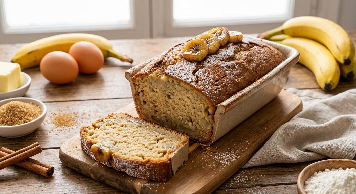 Bizcocho de Plátano con Canela