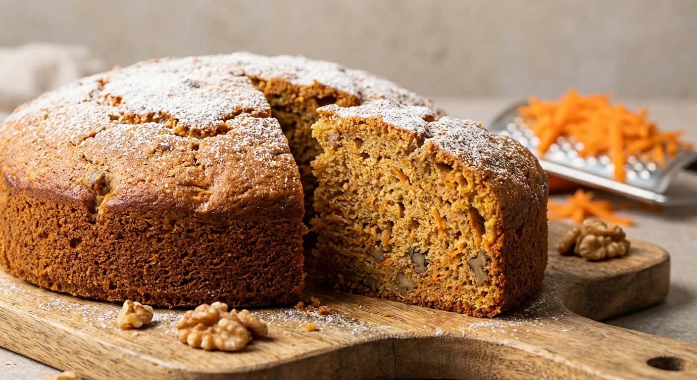 Bizcocho Vegano de Zanahoria