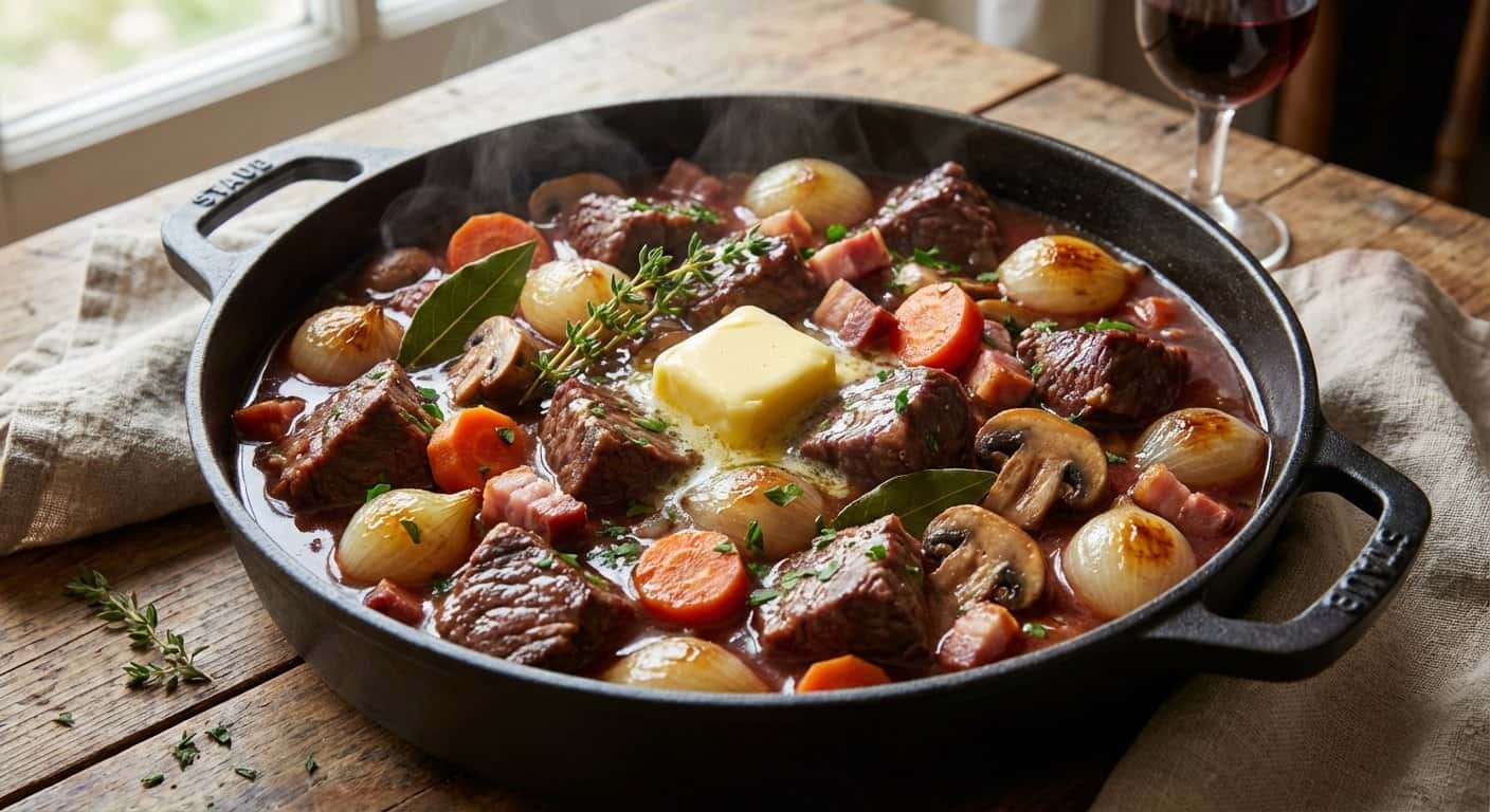 Boeuf Bourguignon Bretón con Mantequilla