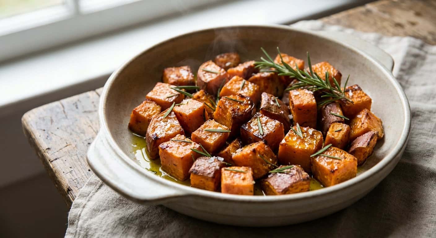 Boniato al Horno con Romero