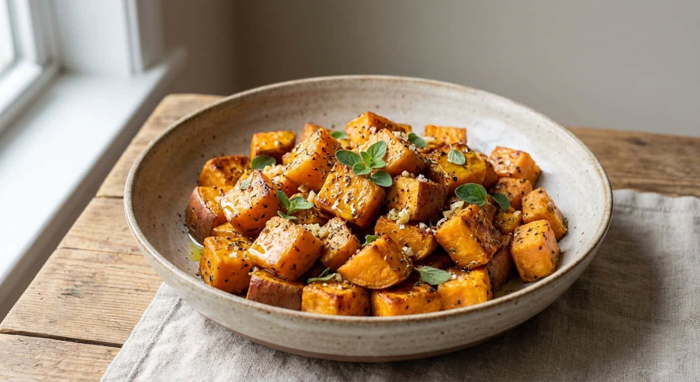 Boniato Salteado con Orégano