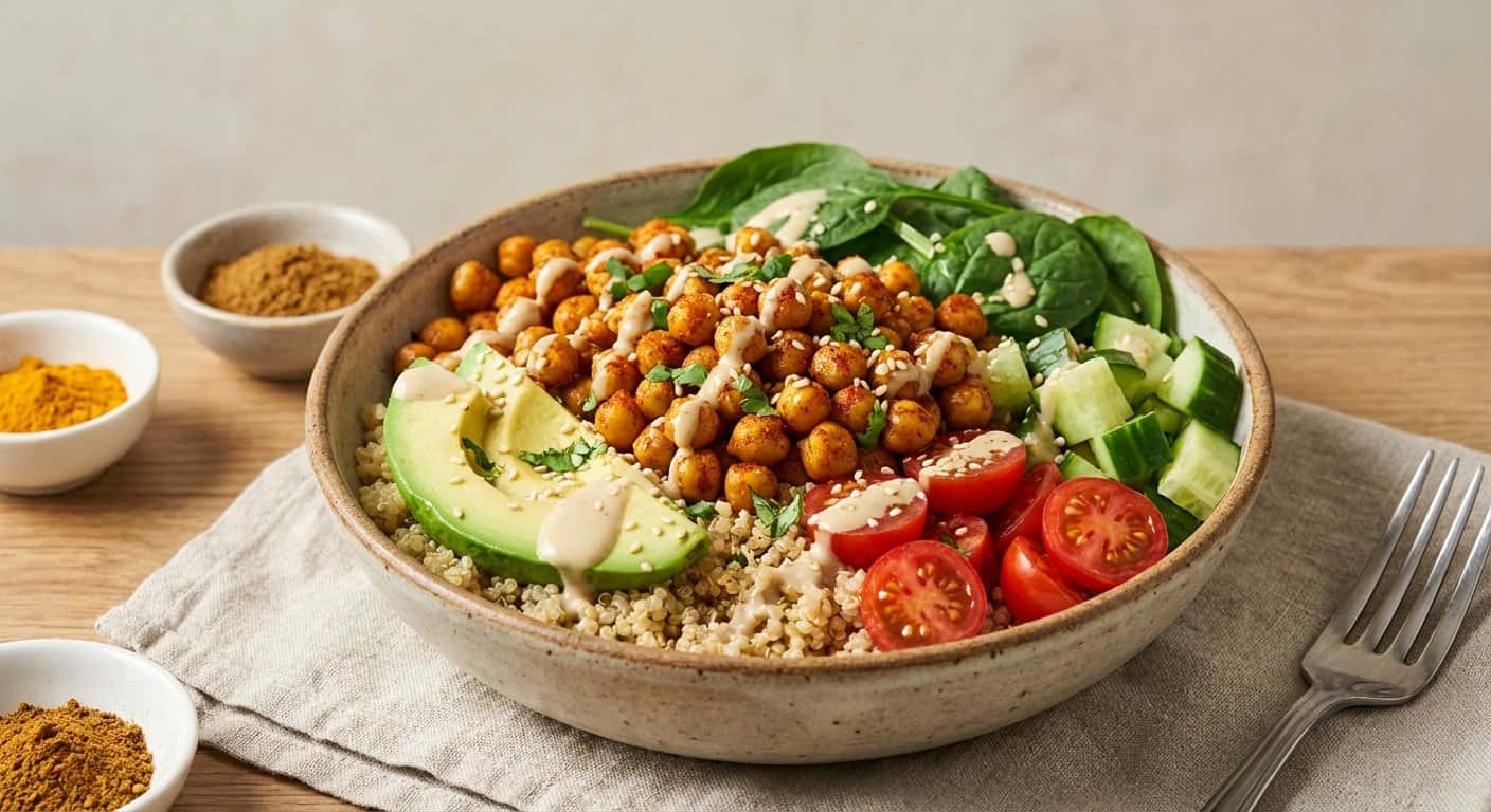 Bowl de Garbanzos Especiados