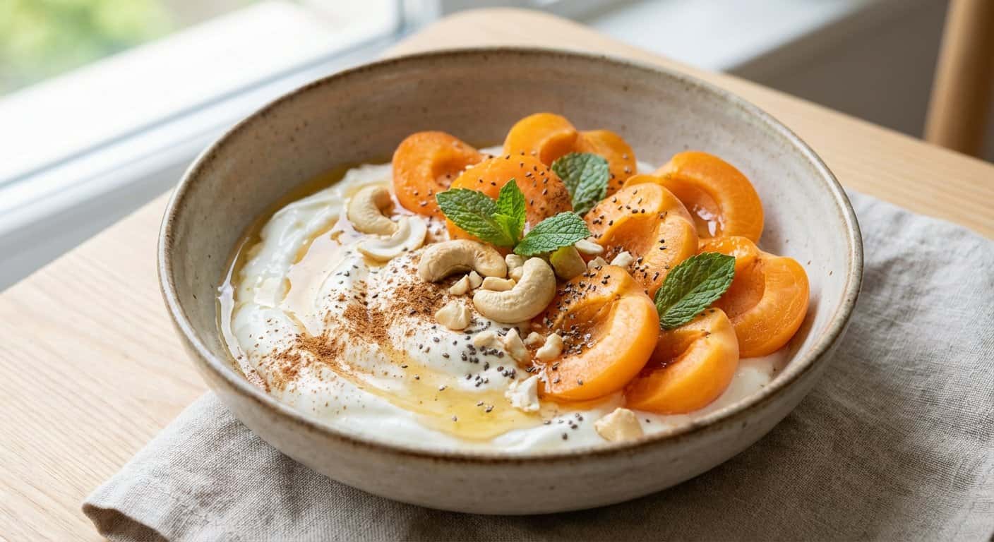 Bowl de Yogur con Albaricoque y Anacardo