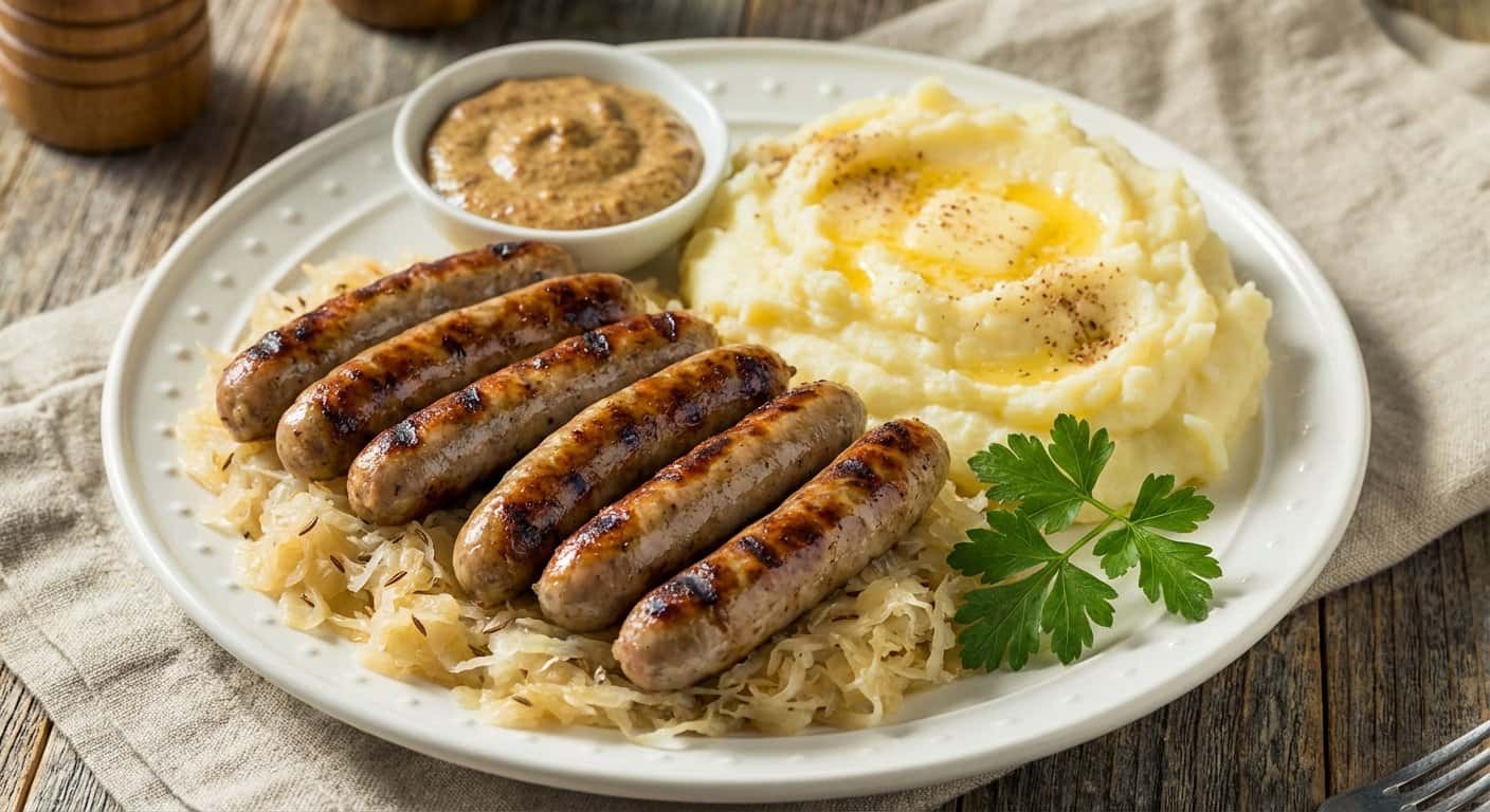 Bratwurst Alemana Tradicional