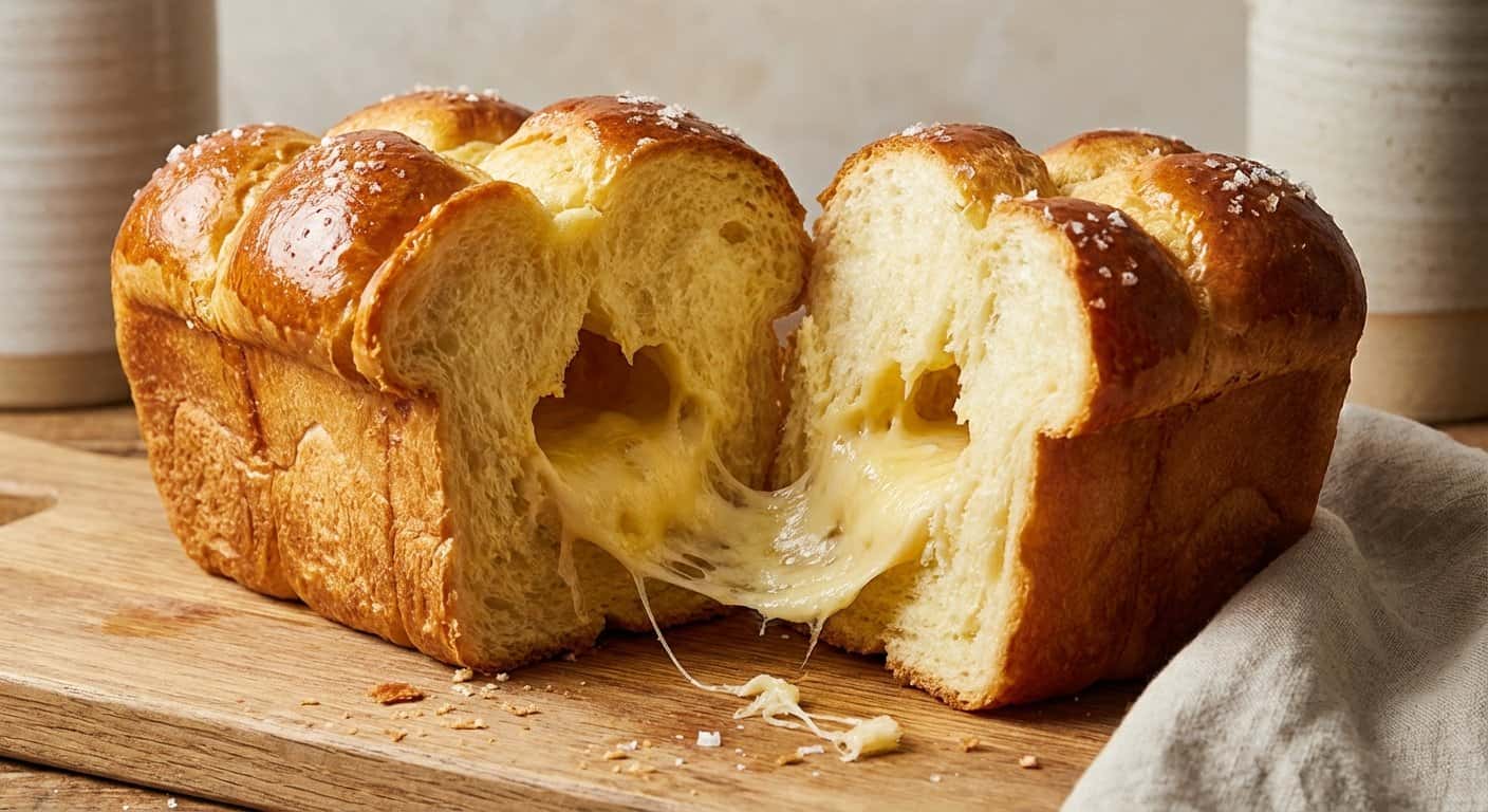Brioche Alta Hidratación con Queso