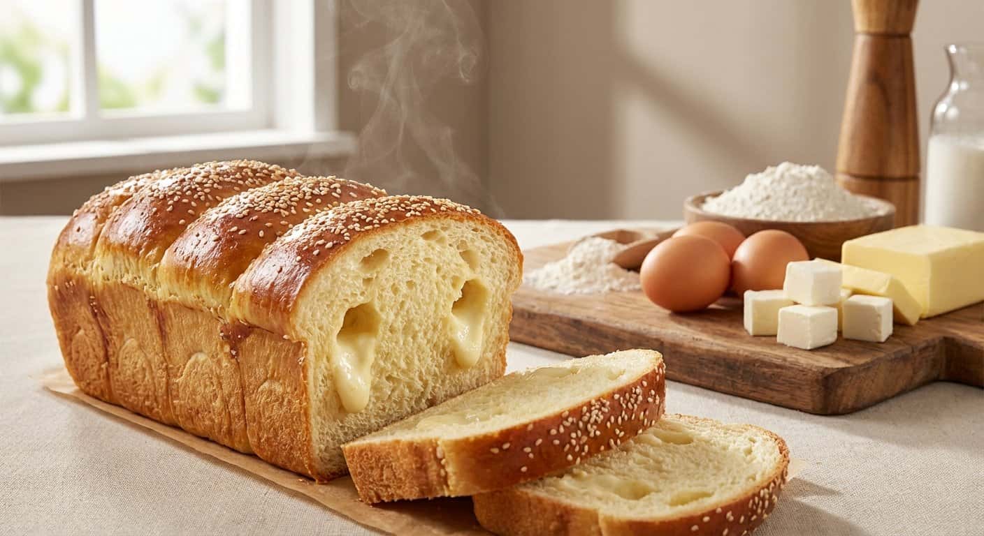 Brioche con Prefermento y Queso