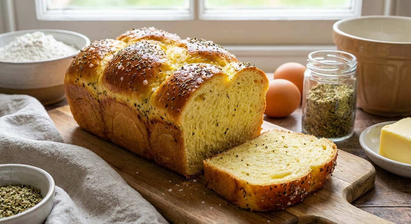 Brioche de Fermentación Larga con Orégano