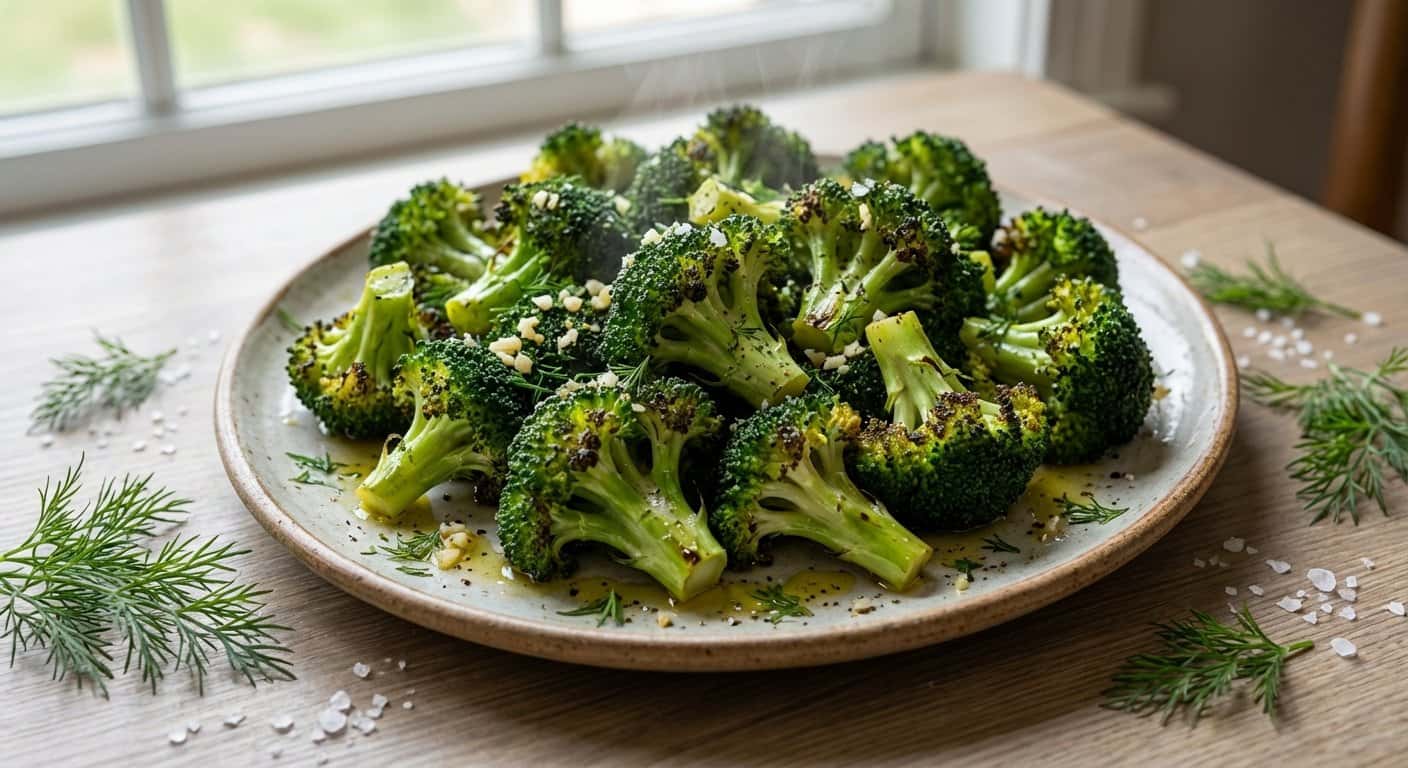 Brócoli Asada con Eneldo