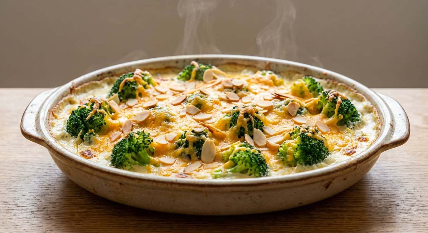 Brócoli con Queso Gratinado Keto