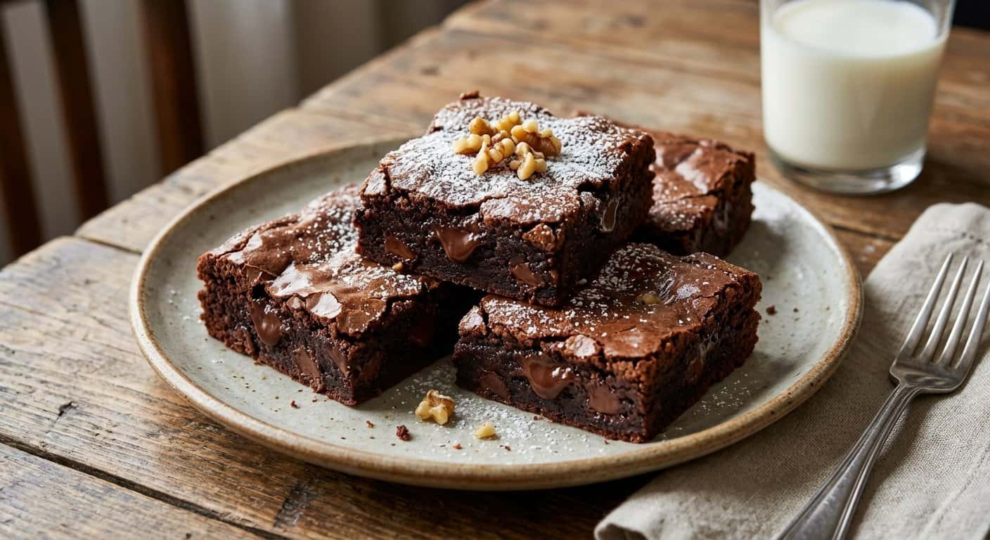 Brownie Clásico de Chocolate con Leche
