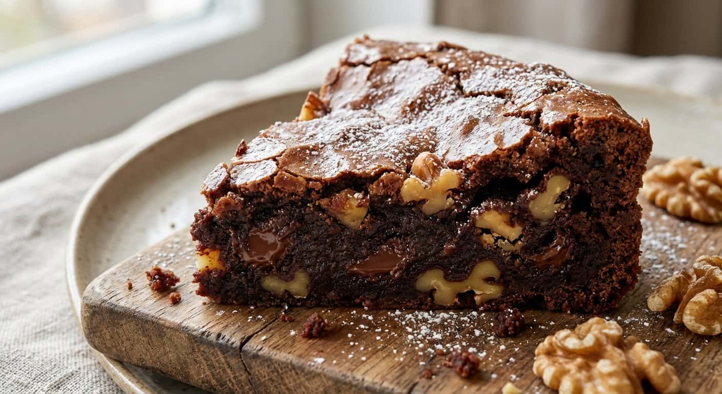 Brownie con Nueces