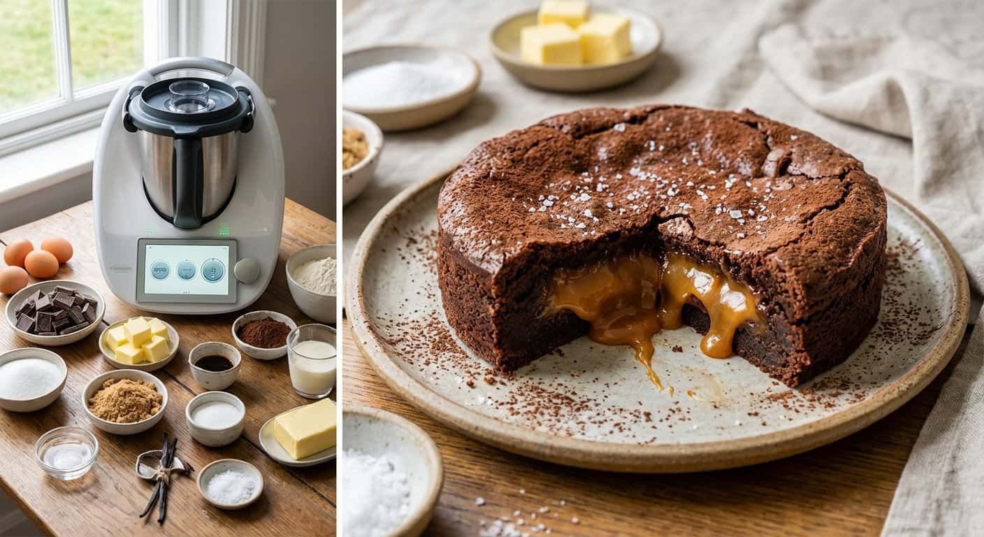 Brownie de Caramelo en Thermomix