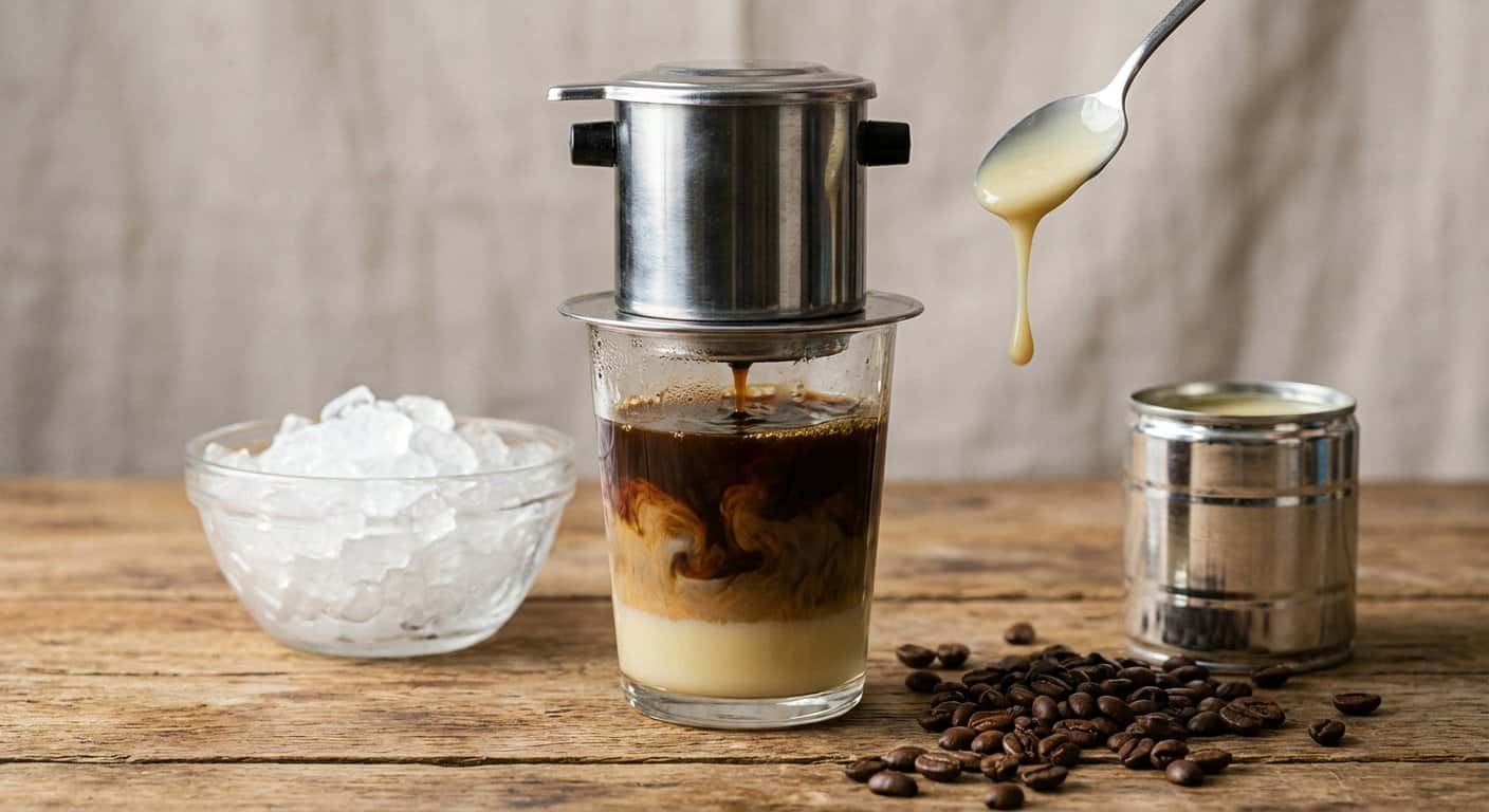 Café Vietnamita con Leche Condensada