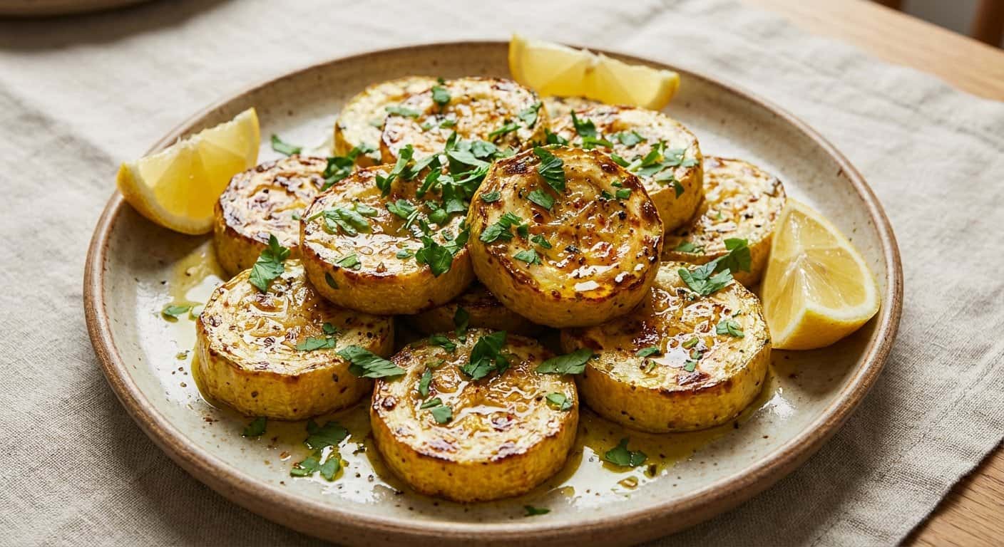 Calabacín a la plancha con especias