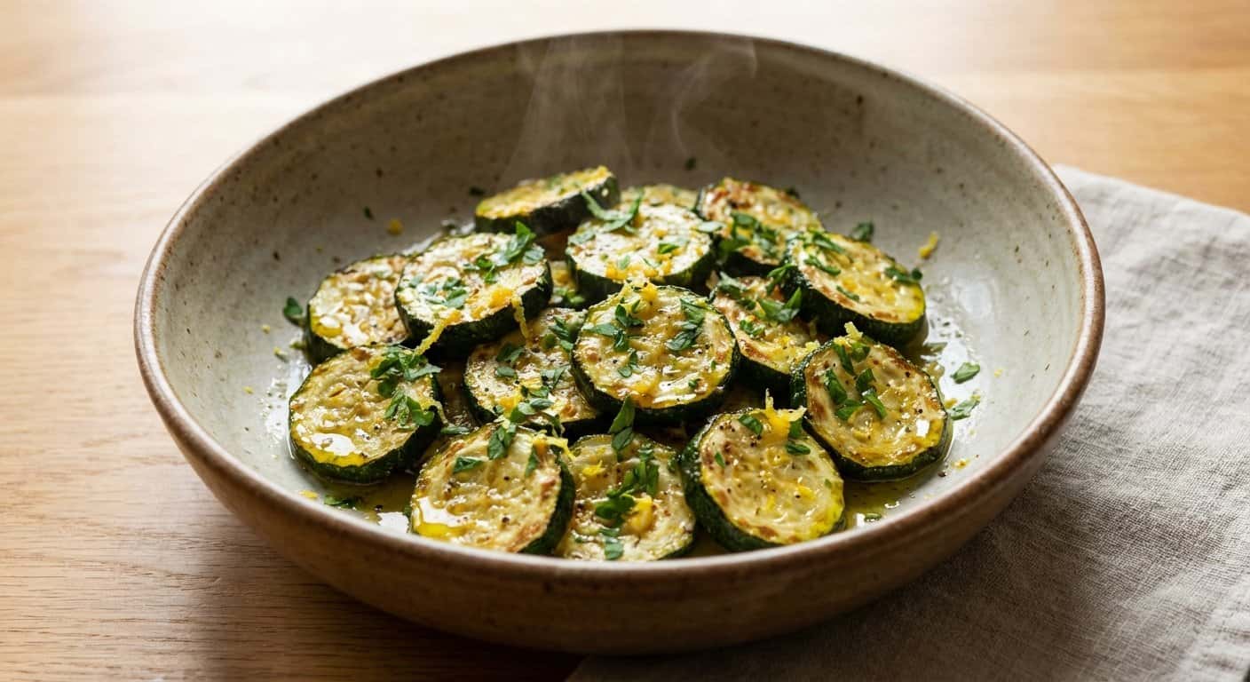 Calabacín Asado con Perejil