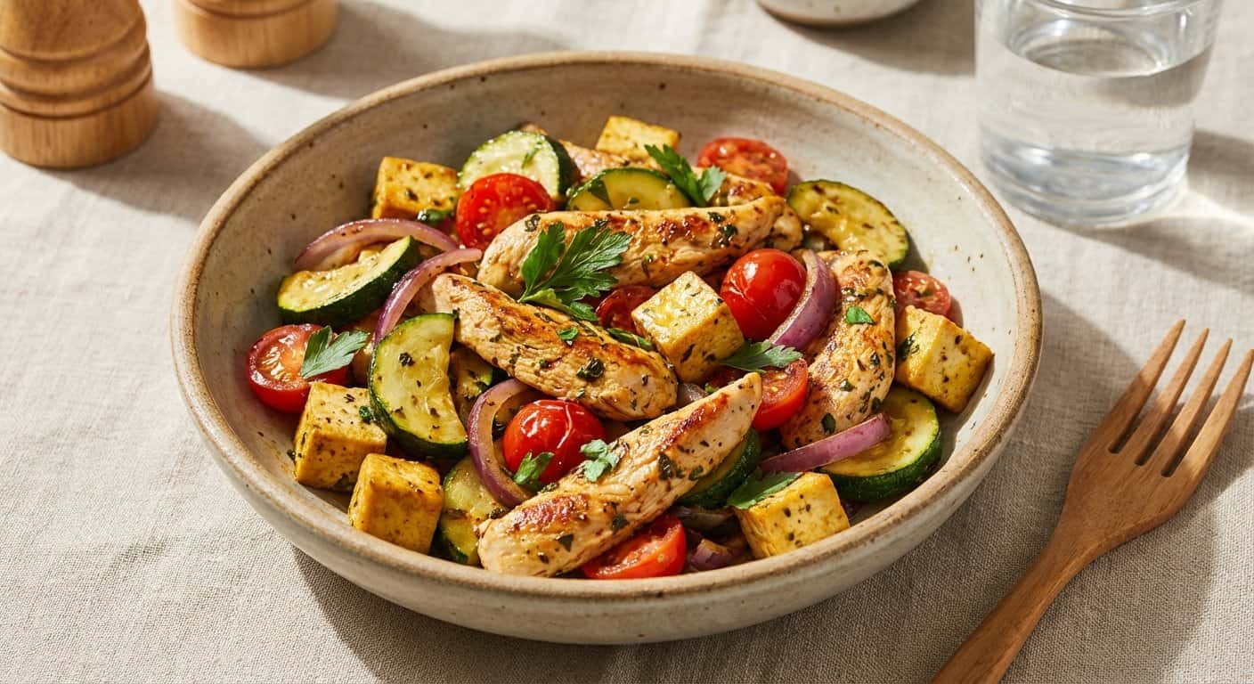 Calabacín Salteado Alto en Proteínas