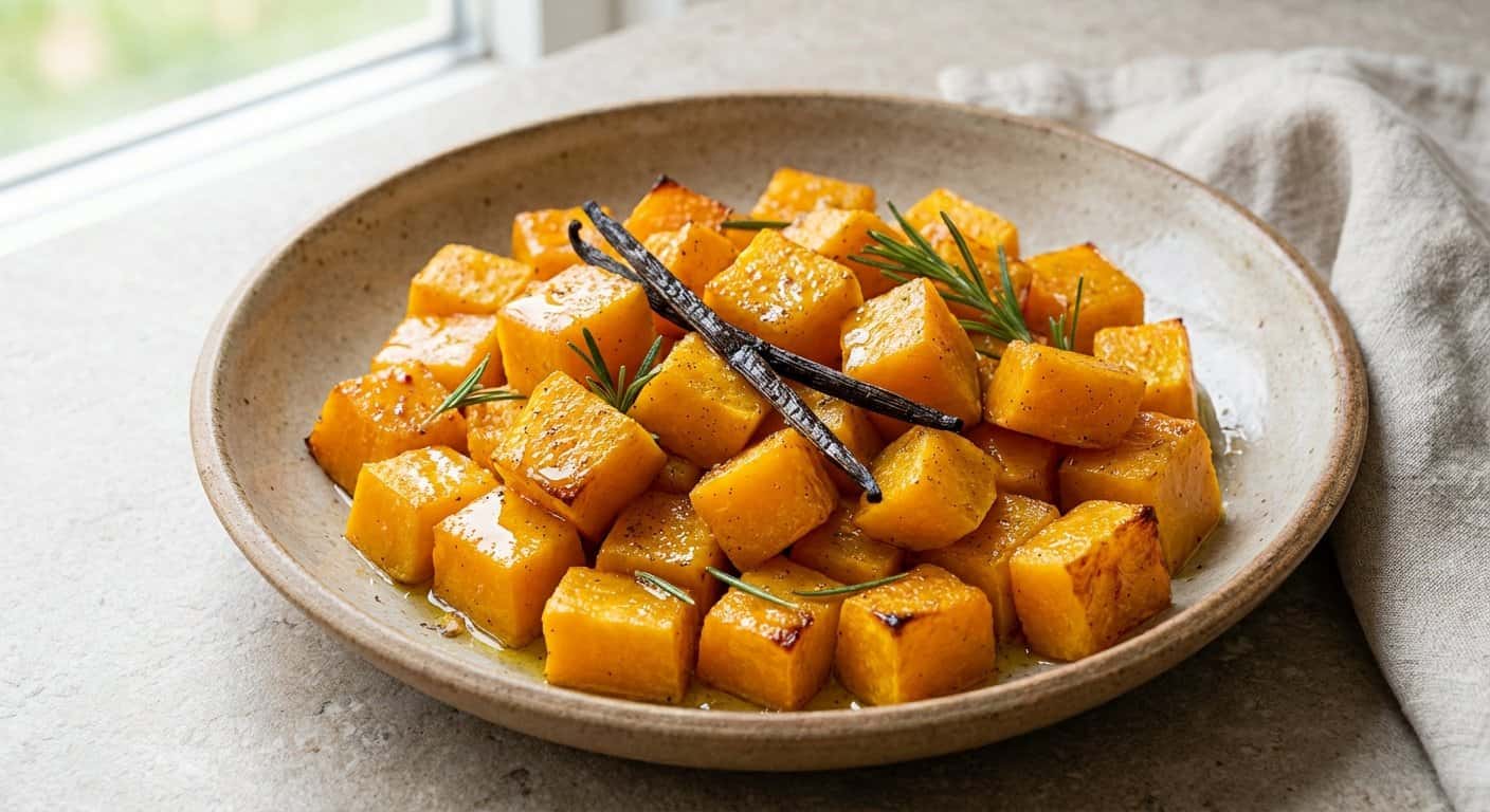 Calabaza Asada con Vainilla